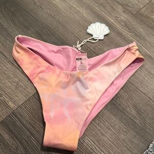 Popflex sunshine scoop ultra cheeky bikini bottom L // 062801